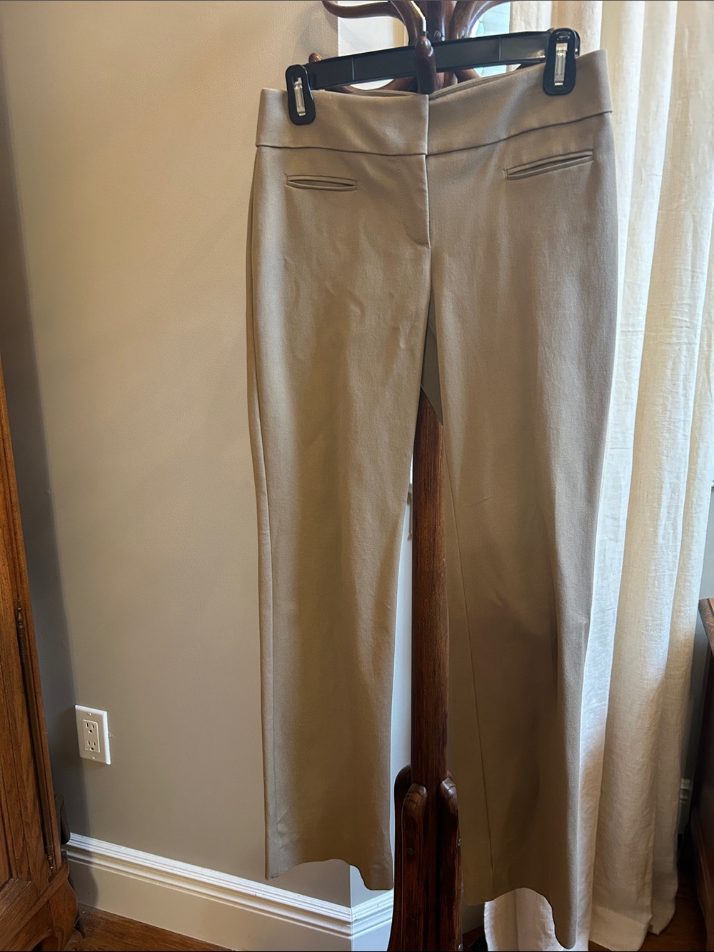 LOFT Classic Neutral Dress Pants - Taupe